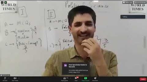 Political Science LECTURE 1 series 2 by sir ALI NAQVI JWT