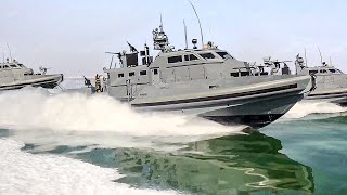 Monstrously Powerful US Navy Boats Patrolling The Sea at Extreme Speeds