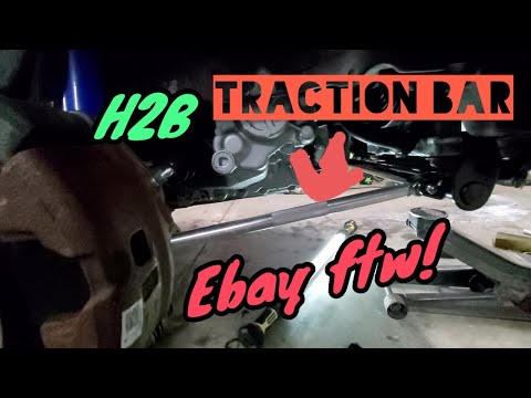 H Powered Civic Gets EBAY Traction Bar!