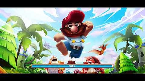 Игра платформер Super Jungle Jump - level 1-9 -1-12