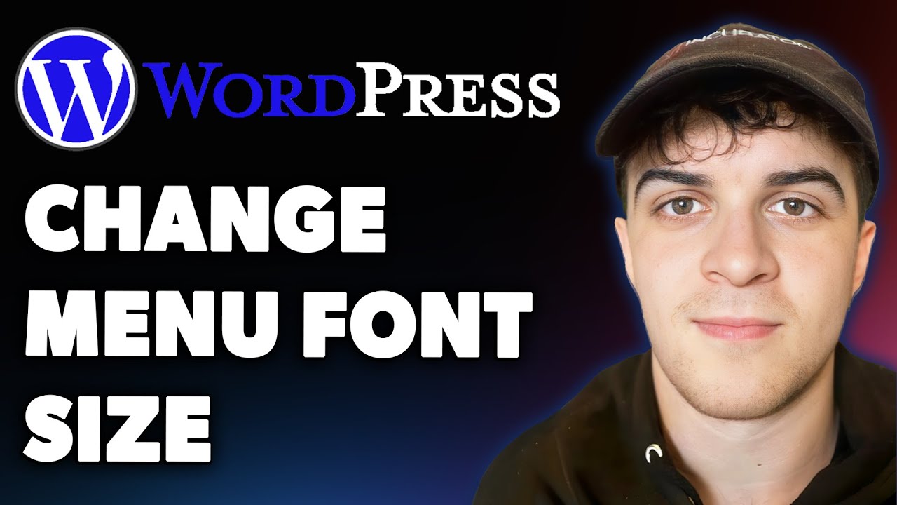 How to Change Menu Font Size in Wordpress (Full 2025 Guide) - YouTube