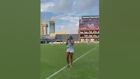 National Anthem at the Chihuahuas Game