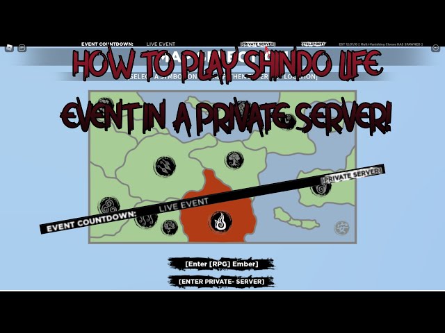 🕹How to Create a Private Server in Shindo Life