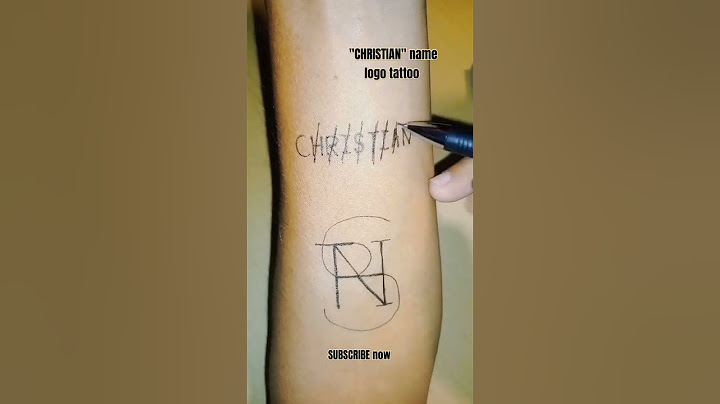 "CHRISTIAN" name logo tattoo #shorts # #tattoo #tattoosnob #tattoodesigns #tattoolove #tattooideas