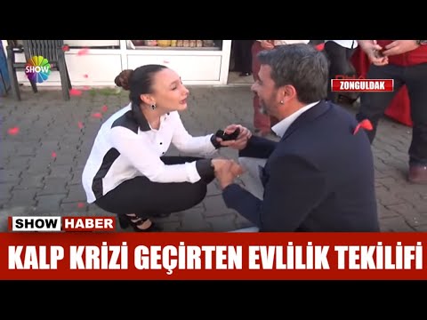 Kalp krizi geçirten evlilik teklifi