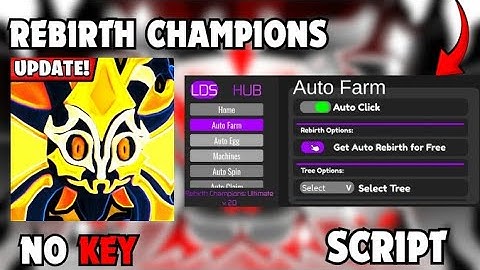 (NEW) OP Rebirth Champions: Ultimate Script | Auto Click, Auto