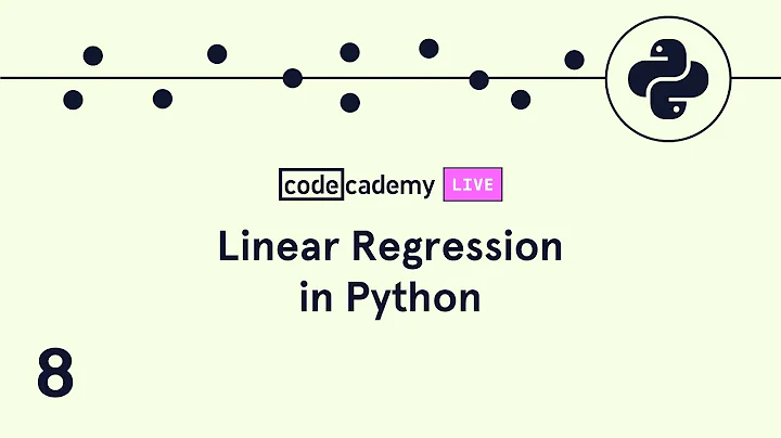 Codecademy Live Linear Regression #8: Linear Regression Workflow