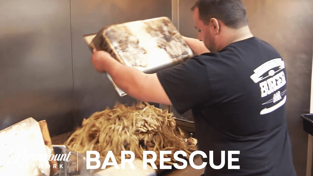 bar rescue guy bathes in kitchen