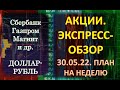 ЭКСПРЕСС ОБЗОР РЫНКА АКЦИЙ30 05 22.  ТРЕЙДИНГ и ИНВЕСТИЦИИ! #трейдинг #инвестиции #обучениетрейдингу