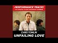 Unfailing Love Performance Track In Key Of B mp3