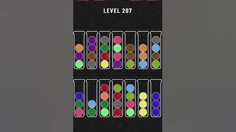 Ball Sort Puzzle Level 207