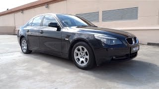 2005 BMW 523i Start-Up and Full Vehicle Tour