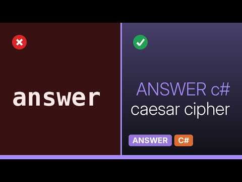 Code Review: Simple Caesar shifter in C# (3 Solutions!!)