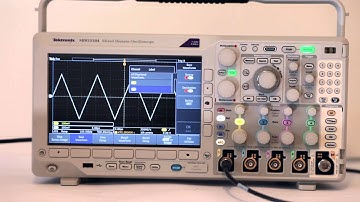 Using Reference Waveforms in the Tektronix MDO 3104 Digital Storage Oscilloscope