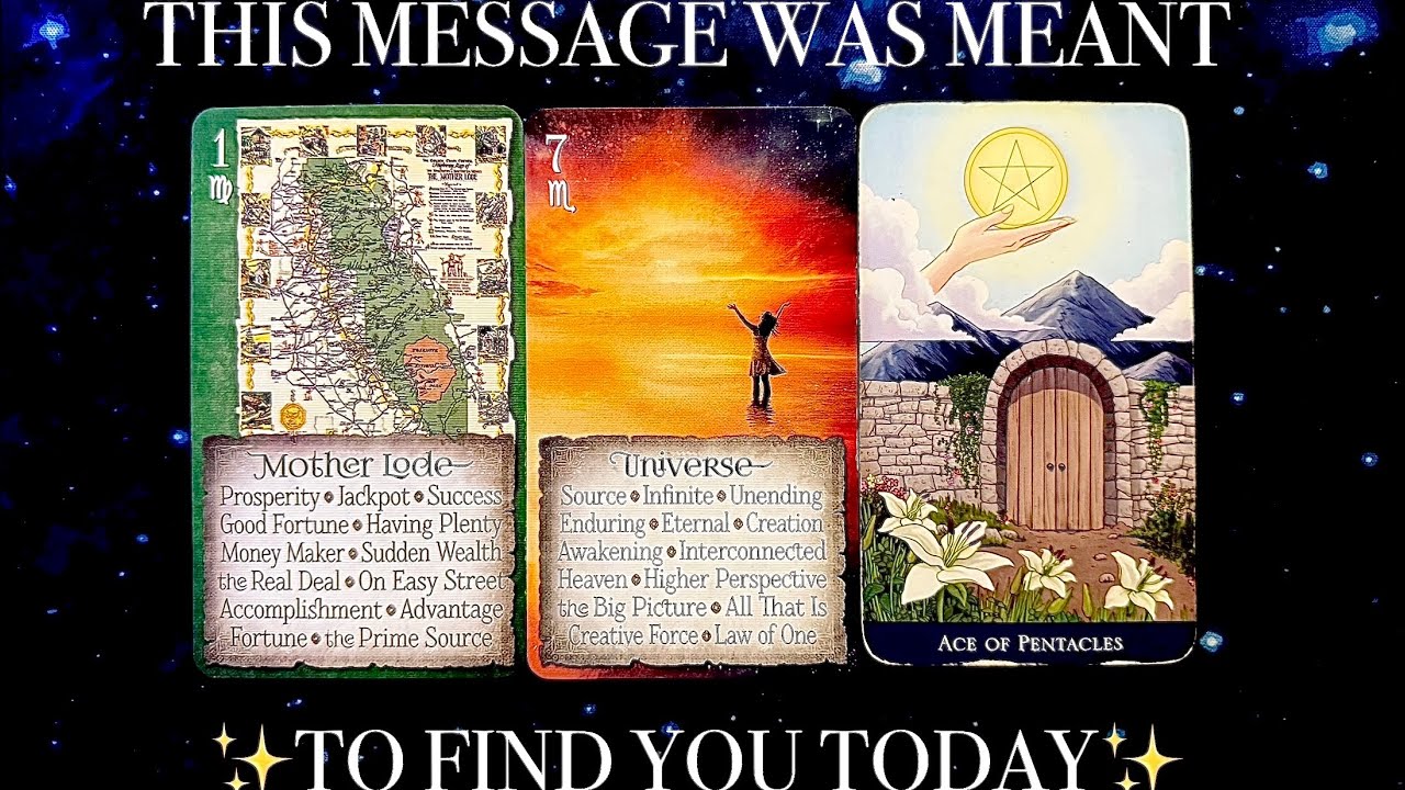 THIS MESSAGE WAS MEANT TO FIND YOU TODAY✨💰💗
