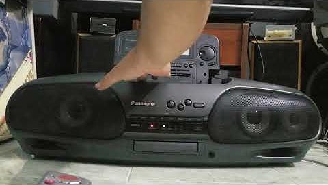 Đánh giá chất âm boombox panasonic dt707 năm 2024