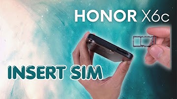 How to Insert SIM Card on HONOR X6c