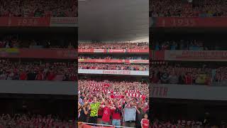 Emirates Stadium  Volume   Arsenal Fans Singing north London Forever shorts fyp