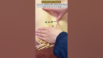 Chữa ĐAU LƯNG bằng cách ấn huyệt Thận Du