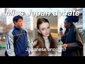 What japanese people think of the 2024 caucasian miss japan  street interview