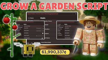 🌿 Grow A Garden Script 2025 | Keyless GUI, Auto Collect, Auto Sell & More!