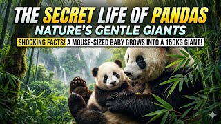 The Secret Life of Pandas: Nature's Gentle Giants.  #nature #discover #panda 