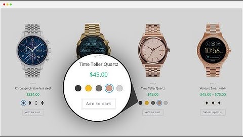 How To Show Single WooCommerce Product Attribute Variations Swatches on the Shop Category Page