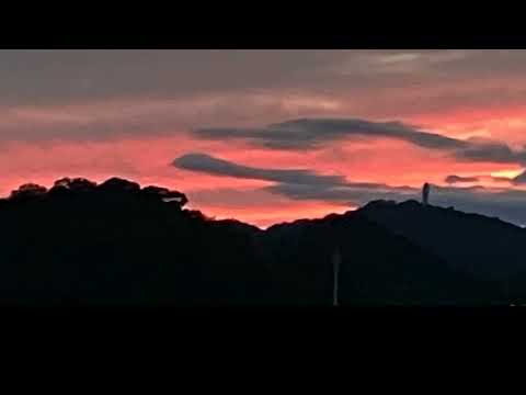 舞鶴市　舞鶴湾の夕陽　2025 .10 .11