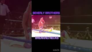 CRAZY NECK-BREAKING MOVE | Beverly Brothers | #WWF #WWE #prowrestling