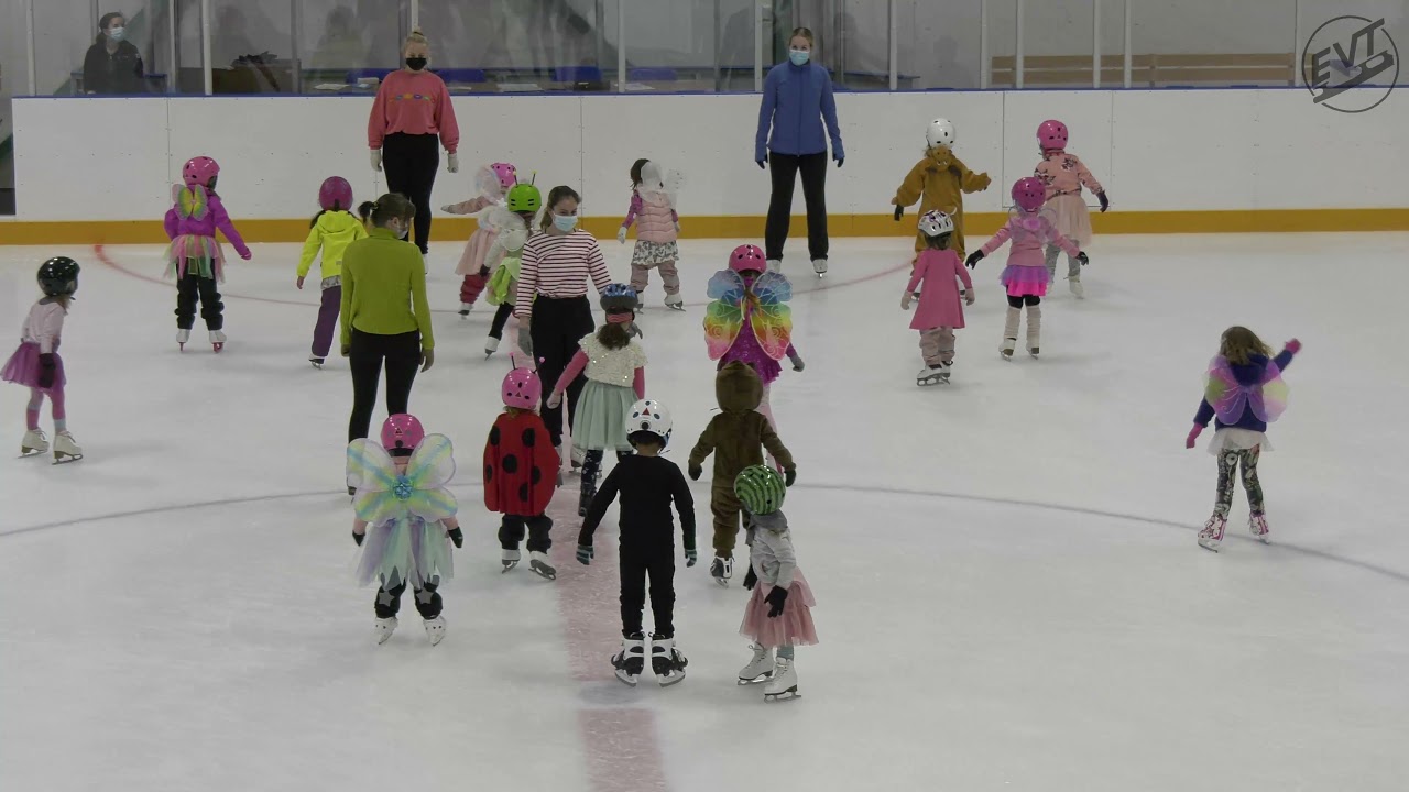 EVT Luistelukoulun kevätnäytös 18.4.2021