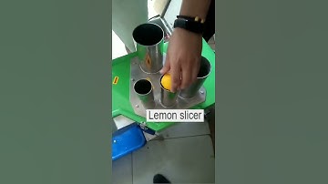 Lemon slicer machine fruit slicer machine