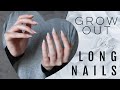 My TOP 5 TIPS for growing out LONG • NATURAL • NAILS and keeping them STRONG 🖤