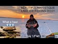 Ice Fishing for PERCH/WALLEYE/PIKE in GOD&#39;S COUNTRY | Big Manistique Lake, Curtis Michigan | Part 1