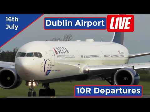 🔴Dublin Airport Live : 10R Departures, But where am I? #aviation #airplane #livestream  #airport
