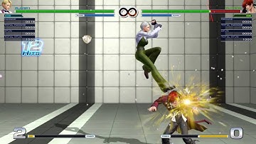 THE KING OF FIGHTERS XIV - King far C max bypass combo