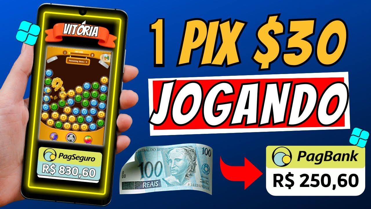 R$30,00 com 1 ÚNICO APP de JOGO que GANHA DINHEIRO de VERDADE NO PIX