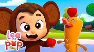 Apples and Bananas and Hickory Dickory Dock More Children Songs |  Nursery Rhymes from Lea and Pop