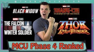 MCU Phase 4 Movies and Shows Ranked - Most Anticipated