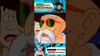 master roshi's reaction on Goku's speed😱🔥 #shorts #dragonball