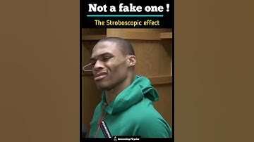 Stroboscopic effect  #shorts #youtubeshortsvideo #physicsshorts #sciencefacts