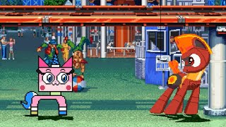 Mugen Battle Showcase Unikitty Vs Trackhead