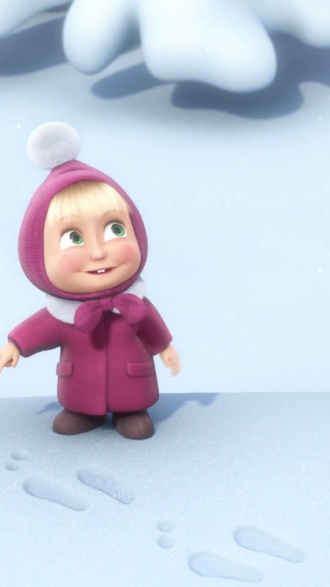Guess whose footprints are those ??? #TracksofunknownAnimals #MashaAndTheBear #Shorts #kids