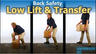 Safe Lifting: Low Lift & Transfer 09/25/18