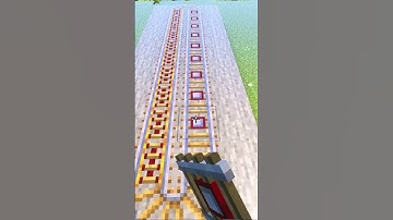 build hack lights rail in minecraft!!!😱😱#minecraft #shorts