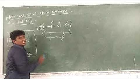 potentiometer || determination of internal resistance of the primary cell || current electricity