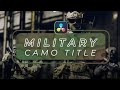 Military Camo Title in Davinci Resolve