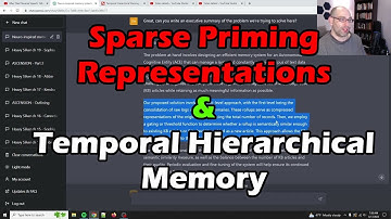 Sparse Priming Representations - the secret ingredient to scalable AGI memories