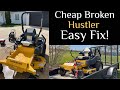 I bought a broken hustler zeroturn mower to repair