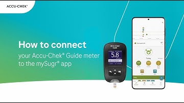 How to connect your Accu-Chek Guide to mySugr (Android, mmolL)