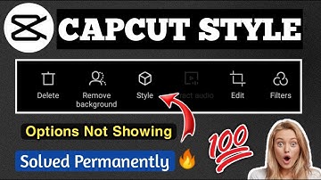 Capcut style option not showing(capcut style problem) - capcut no internet problem solved (2021)
